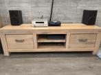 TV kast Vol hout, Huis en Inrichting, Kasten |Televisiemeubels, Ophalen, 150 tot 200 cm, Eikenhout, Minder dan 100 cm