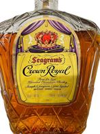 De whiskyfles van Crown Royal Seagram is geopend, Antiek en Kunst, Curiosa en Brocante, Ophalen of Verzenden