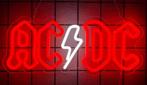 ACDC acryl neon look decoratie verlichting lamp gameroom, Ophalen of Verzenden, Nieuw, Lichtbak of (neon) lamp
