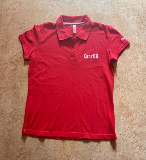 Polo Car d’Or – Brasserie Saint Feuillien – Taille S/M, Kleding | Heren, Polo's, Maat 46 (S) of kleiner, Rood, Ophalen of Verzenden