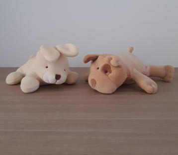 2 kleine knuffelbeertjes (met pitjesvulling) beschikbaar voor biedingen