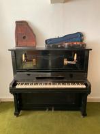 Antieke piano, Muziek en Instrumenten, Piano's, Ophalen, Gebruikt, Zwart, Piano