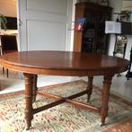 Elegante antieke mahoniehouten ovale tafel met wieltjes, Huis en Inrichting, Tafels | Eettafels, 100 tot 150 cm, 150 tot 200 cm