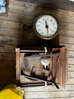 Antieke staanklok, Maison & Meubles, Accessoires pour la Maison | Horloges, Utilisé, Enlèvement ou Envoi, Horloge sur pied