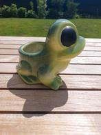 vintage Ceramic frog planter, Jardin & Terrasse, Pots de fleurs, Utilisé, Enlèvement ou Envoi