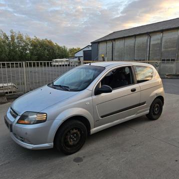 Chevrolet Kalos gekeurd vvk, Auto's, Chevrolet, Voorwielaandrijving, Stof, Zwart, Kalos