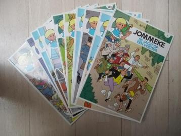 strips Jommeke ( gekleurd , blauwe achterkaft ) beschikbaar voor biedingen