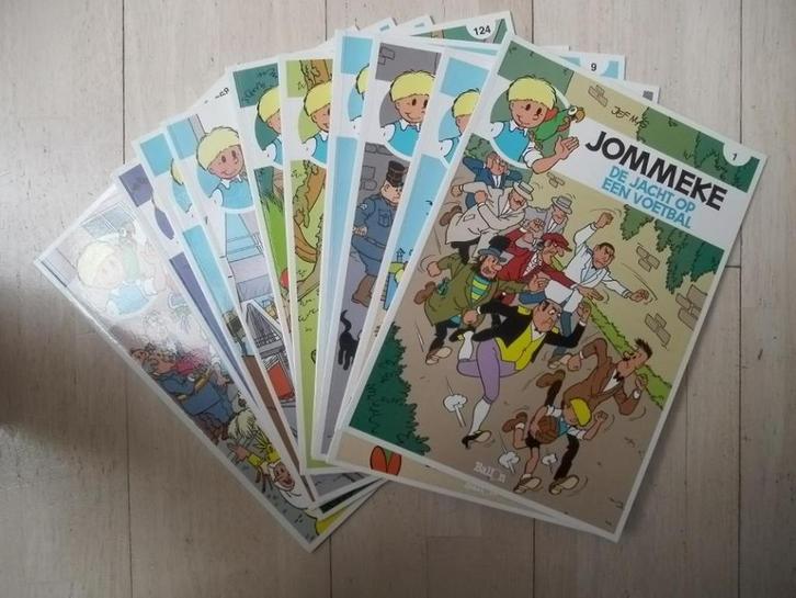 strips Jommeke ( gekleurd , blauwe achterkaft ), Boeken, Stripverhalen, Ophalen of Verzenden