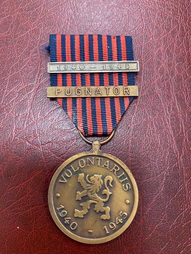 Medaille 77 VOLONTARIS 1940 1945, Verzamelen, Militaria | Tweede Wereldoorlog, Ophalen of Verzenden