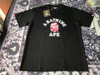 Zwarte bape shirt, Zwart, Zo goed als nieuw, Bape, Verzenden