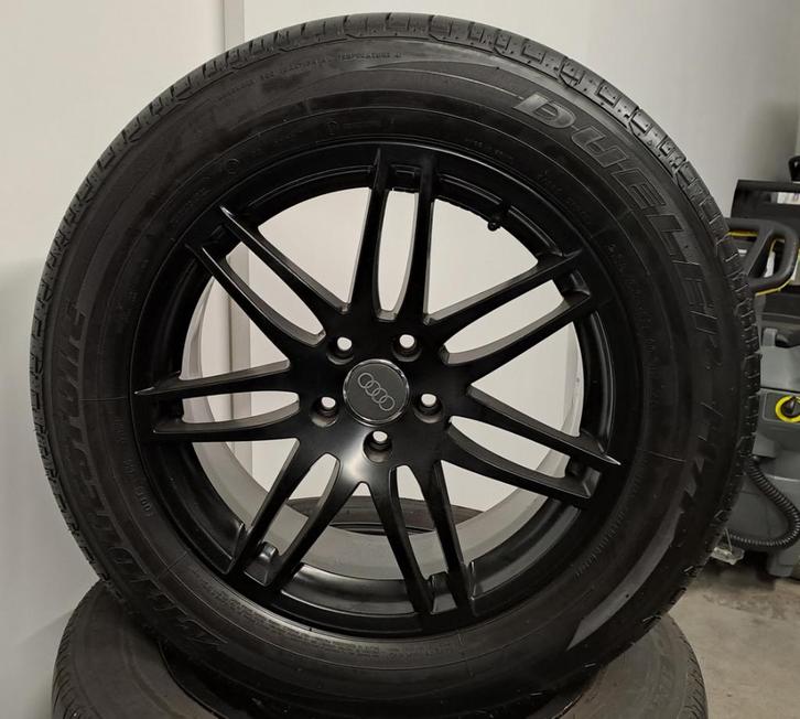 18 Duim velgen met zomer banden van Audi Q5, Auto-onderdelen, Banden en Velgen, Banden en Velgen, Zomerbanden, 18 inch, 235 mm
