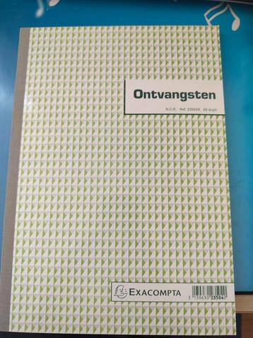 Dagontvangstenboek 4st beschikbaar voor biedingen
