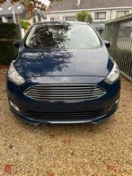 Ford Grand C-Max 2016 - benzine - 7 zitplaatsen, Auto's, Euro 6, Blauw, Handgeschakeld, Grijs