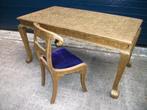 Messing Tafel + Stoel, Antiek en Kunst, Ophalen