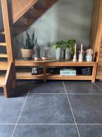Teak tv meubel, Huis en Inrichting, Ophalen, 150 tot 200 cm, Teakhout, Zo goed als nieuw