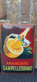 Enseigne publicitaire San Pellegrino Aranciata (rare), Enlèvement ou Envoi, Panneau publicitaire