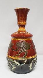 Vase en poterie flamande - Decor Devils., Enlèvement ou Envoi