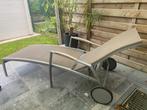 Ligzetel tuin, Tuin en Terras, Ophalen, Gebruikt, Aluminium, Verstelbaar