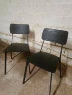 Zwarte houten stoelen (4stuks), Huis en Inrichting, Stoelen, Ophalen, Zwart, Zo goed als nieuw, Vier