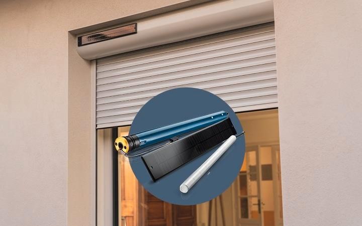 ZONNELUIK/LEVERING 2 WEKEN/SPECIALE PRIJS!!!, Doe-het-zelf en Bouw, Rolluiken, Nieuw, Elektrische bediening, Verzenden