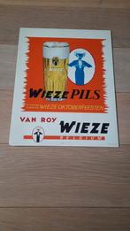 Reclamebordje wieze pils, Verzamelen, Ophalen of Verzenden, Zo goed als nieuw