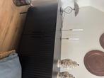 Zwart dressoir, Ophalen, Met plank(en), 100 tot 150 cm, Nieuw