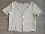 Ecru bloesje / gilet - Pigalle (Only) - maat M(ong. 170-176), Meisje, Overhemd of Blouse, Ophalen of Verzenden, Zo goed als nieuw