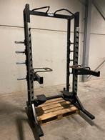 Technogym half rack - squat rack, Sport en Fitness, Fitnessmaterialen, Ophalen of Verzenden, Zo goed als nieuw