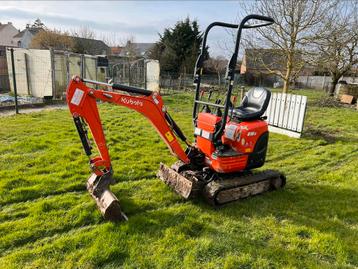 Mise à disposition excavatrice mini-pelle Kubota U10-03, Enlèvement, Comme neuf
