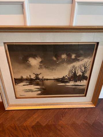 Litho van Roger Hebbelink naar Saverys beschikbaar voor biedingen