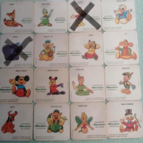 Reeks bierviltjes Walt Disney Limonade Meudon - €6, Verzamelen, Biermerken, Viltje(s), Ophalen of Verzenden