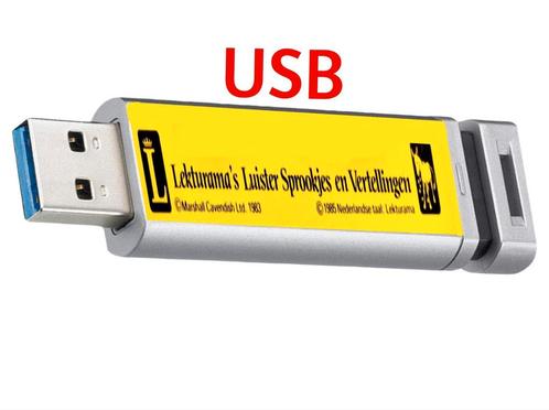 USB STICK lekturama sprookjes en vertellingen, Boeken, Kinderboeken | Kleuters, Nieuw, Sprookjes, Meisje, Ophalen of Verzenden