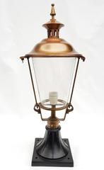 Lampen lantaarns voor op penant paal van poort of hekwerk, Nieuw, Sierhekwerk, Ophalen of Verzenden, IJzer