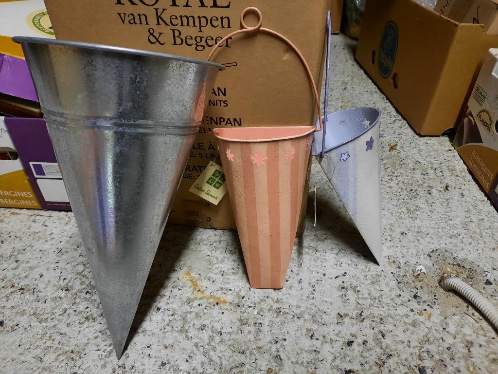 3 hangcachepots                  NIEUW, Jardin & Terrasse, Pots de fleurs, Neuf, Enlèvement ou Envoi