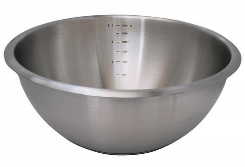 De Buyer Bolle Mengkom in Inox met antislip bodem 7L - 30cm, Huis en Inrichting, Keuken | Potten en Pannen, Nieuw, Overige typen