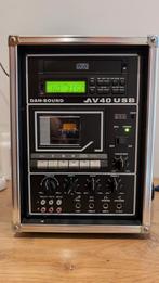 Dan Sound - AV40 USB - draagbare luidspreker met cd / usb, Ophalen, Zo goed als nieuw, Overige typen, Met cd-speler