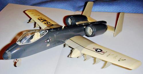 Maquette Fairchild A-10A Thunderbolt II, Matchbox, 1/72 1978, Hobby en Vrije tijd, Modelbouw | Vliegtuigen en Helikopters, Gebruikt
