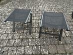 tuin-/kampeervoetbankjes, Tuin en Terras, Tuinstoelen, Ophalen, Zo goed als nieuw, Metaal, Inklapbaar