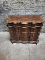 Meuble ancien galbé style vénitien plaquage noyer ou autres, Enlèvement