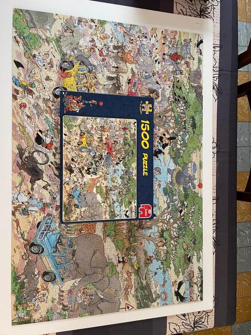 J van Haasteren 1500st SAFARI, Hobby en Vrije tijd, Denksport en Puzzels, Zo goed als nieuw, Ophalen of Verzenden