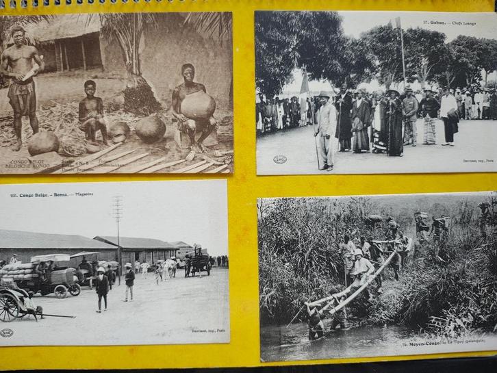 Tipoye pottenbakkers Congo Belge AEF 4 postkaarten, Verzamelen, Postkaarten | Buitenland, Ongelopen, Buiten Europa, 1940 tot 1960
