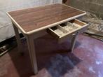 Keukentafel met lade, Huis en Inrichting, Tafels | Statafels, Ophalen, Gebruikt