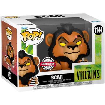 Funko POP Disney Villains The Lion King - Scar (1144) Sp.. beschikbaar voor biedingen