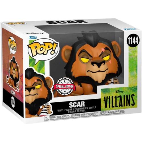 Funko POP Disney Villains The Lion King - Scar (1144) Sp.., Verzamelen, Poppetjes en Figuurtjes, Nieuw, Ophalen of Verzenden