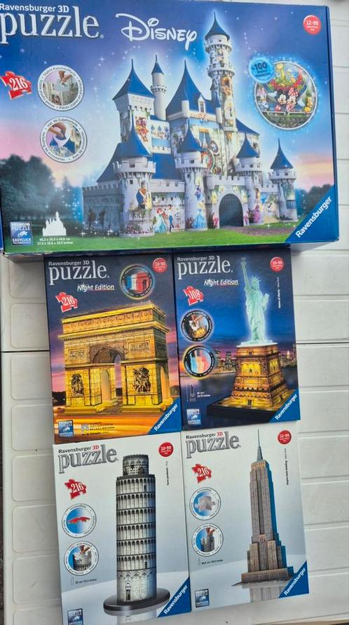 3D PUZZELS, Hobby en Vrije tijd, Denksport en Puzzels, Gebruikt, Ophalen