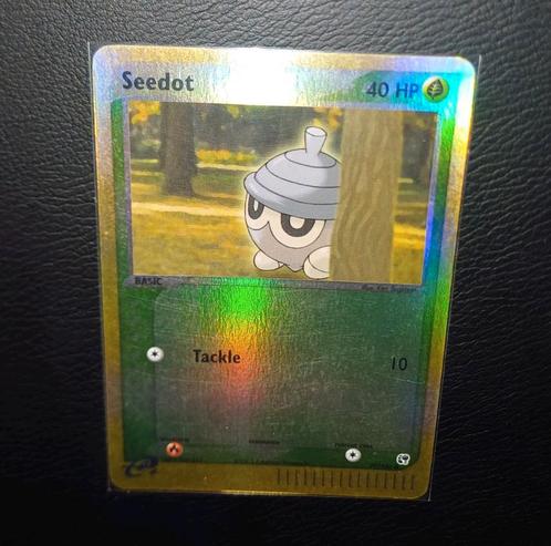 Vintage: Seedot 77/100 Ex Sandstorm reverse holo, Hobby en Vrije tijd, Verzamelkaartspellen | Pokémon, Ophalen of Verzenden