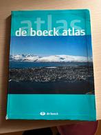 De boeck atlas, Boeken, Atlassen en Landkaarten, Ophalen, Zo goed als nieuw