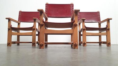 brutalist vintage solid oak chair arts & crafts, Antiquités & Art, Antiquités | Meubles | Chaises & Canapés, Enlèvement