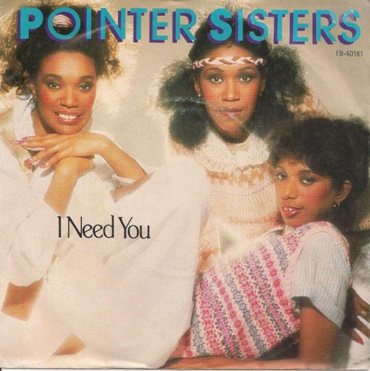 single pointer sisters---i need you---, Cd's en Dvd's, Vinyl Singles, Gebruikt, Single, Pop, 7 inch, Ophalen of Verzenden