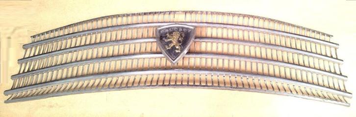 Auto Grill hoes Peugeot 204, 404 bumper rozet, hemel, strip, Autos : Pièces & Accessoires, Carrosserie & Tôlerie, Peugeot, Avant